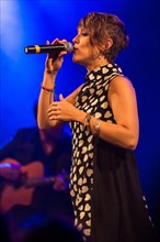 The French singer Isabelle Geffroy alias ZAZ live at the Schuur Lucerne