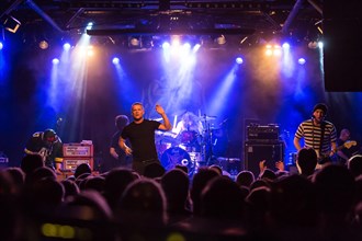 The US-American hard rock band Ugly Kid Joe live in the Schuur Lucerne