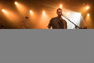 The Swiss musician Nick Furrer with his project Haubi Songs live in Lucerne