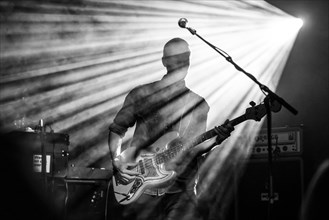 The Swiss musician Nick Furrer with his project Haubi Songs live in Lucerne