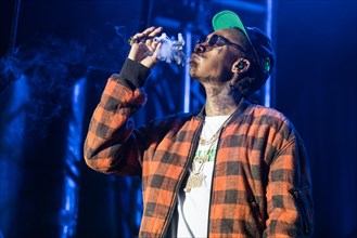 The American rapper Wiz Khalifa live at the 26th Heitere Open Air in Zofingen