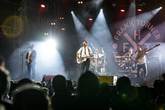The British musician Frank Turner & The Sleeping Souls live at the 27th Heitere Open Air in Zofingen