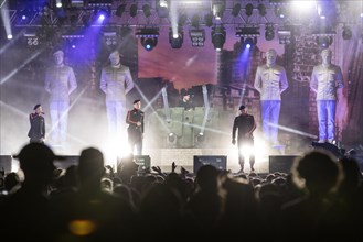 The German hip-hop band K. I. Z. live at the 27th Heitere Open Air in Zofingen