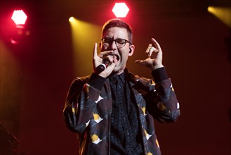 The British singer and songwriter Jamie Lidell live at the 25th Blue Balls Festival in Lucerne