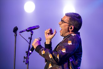 The British singer and songwriter Jamie Lidell live at the 25th Blue Balls Festival in Lucerne