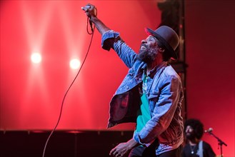 The American soul singer and guitarist Cody Chesnutt live at the 25th Blue Balls Festival in Lucerne