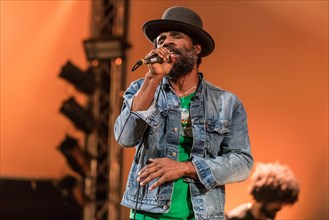 The American soul singer and guitarist Cody Chesnutt live at the 25th Blue Balls Festival in Lucerne