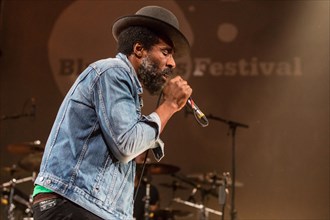 The American soul singer and guitarist Cody Chesnutt live at the 25th Blue Balls Festival in Lucerne