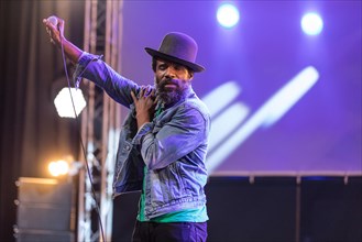 The American soul singer and guitarist Cody Chesnutt live at the 25th Blue Balls Festival in Lucerne