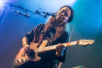 The Australian singer and songwriter Tash Sultana live at the 25th Blue Balls Festival in Lucerne