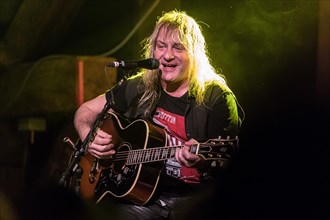Guitarist Leo Leoni from the Swiss rock band Gotthard live in the Schuur Luzern