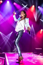 German pop singer Andrea Berg live at the 19th Schlager Night in Lucerne