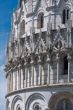 Detail of the facade of the Baptistery of St. John