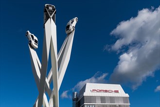 Sculpture Inspiration 911 at Porscheplatz