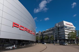 Porsche Center and Porsche factory