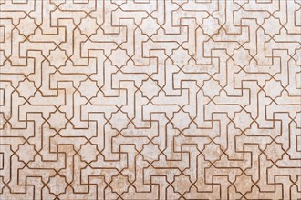 Geometric Moorish plaster decorations