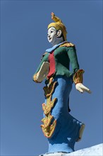Colourful statue at Bayin Nyi