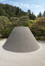 Kogetsudai sand pile at Ginkaku-ji