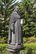 Statue of a saint in front of St. Cajetan Church