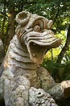 Sculpture of dragon