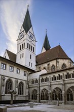 Gothic Cathedral St. Salvator or St. Willibald with Cloister