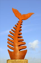 Fishbone sculpture