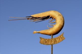 Monument to North Sea brown shrimp