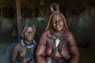 Himba Mother and her daughter