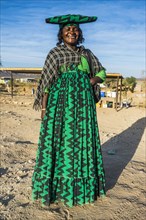 Herero woman in traditional clothes