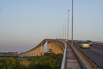Jules Wijdenbosch Bridge over the Suriname river