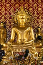 Golden Buddha Statue in Wat Phra Singh