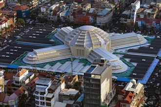 City view with central market Phsar Thmei