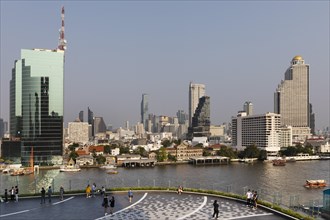 Panoramic view from terrace of Icon Siam
