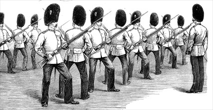 Bayonet exercise at the Albert Hall