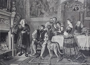 Emperor Charles V with Anton Fugger in Augsburg