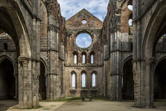 Ruins of the former Cistercian Abbey of San Galgano
