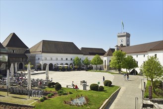 Courtyard Medieval Castle