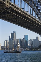 Sydney Harbor bridge and Financial Discrict