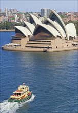 Passenger ship in front of Sydney Opera House