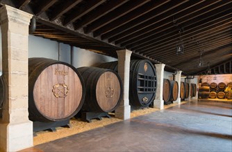 Wine cellar with Sherry Barrels