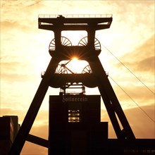 Headframe mine Zollverein Shaft XII