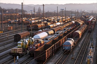 Freight train depot