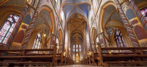 Interior view of the St. Mary's Basilica
