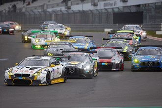 Race cars at the start