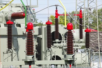 Isolators at an electrical substation