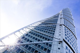 Modern high-rise building