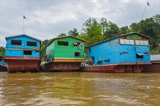 Houseboats on the Mekong