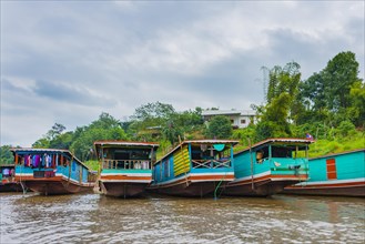 Houseboats on the Mekong