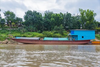 Houseboat on the Mekong