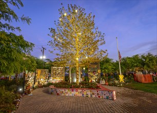 Community Healing Garden to commemorate the victims of the attack